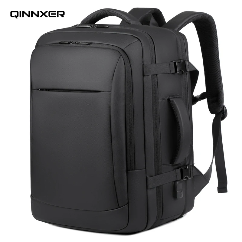 QINNXER Multifinonal travel Men's backpack expands in fashion with a large capacity of 17.3-inch commuting computer bag Laptop