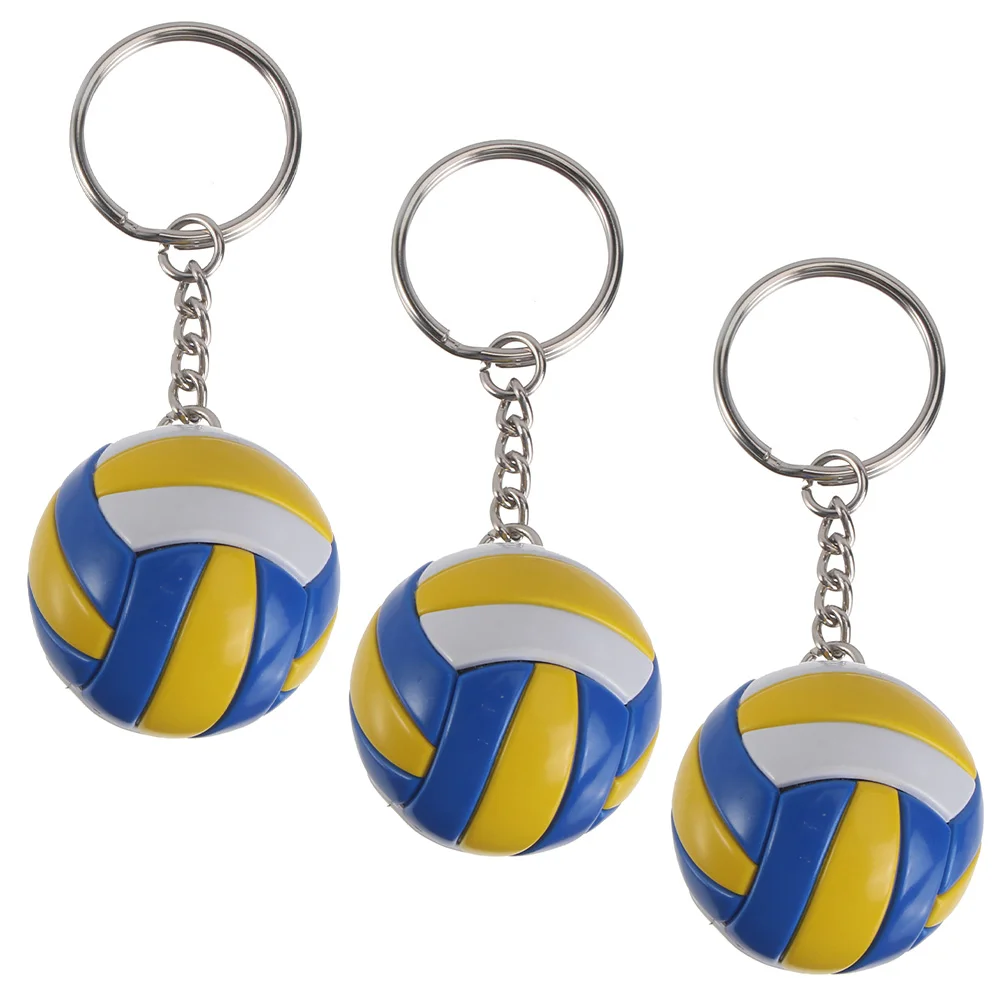 

Simulation Volleyball Key Chain Pendants Volleyball Sports Souvenir Beach Ball Sport for Players Men Women Key Chain Gift