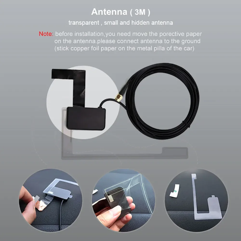 Dab Digital Radio Dab Antenna Dab Radio Receiver Car Radio Antenna Dab Radio Box Car DAB+ Digital Radio Box Receiver Antenna Aerial USB Interface Portable Android 5.1 and Above