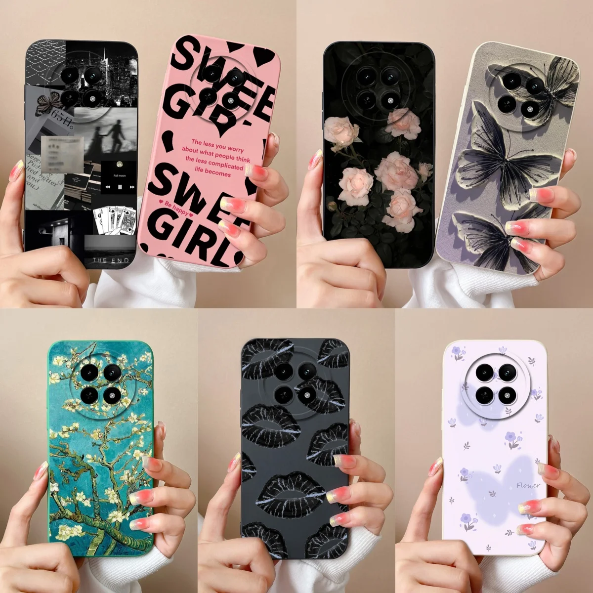 Sleek Cool Black Soft Liquid Silicone Phone Protector Case