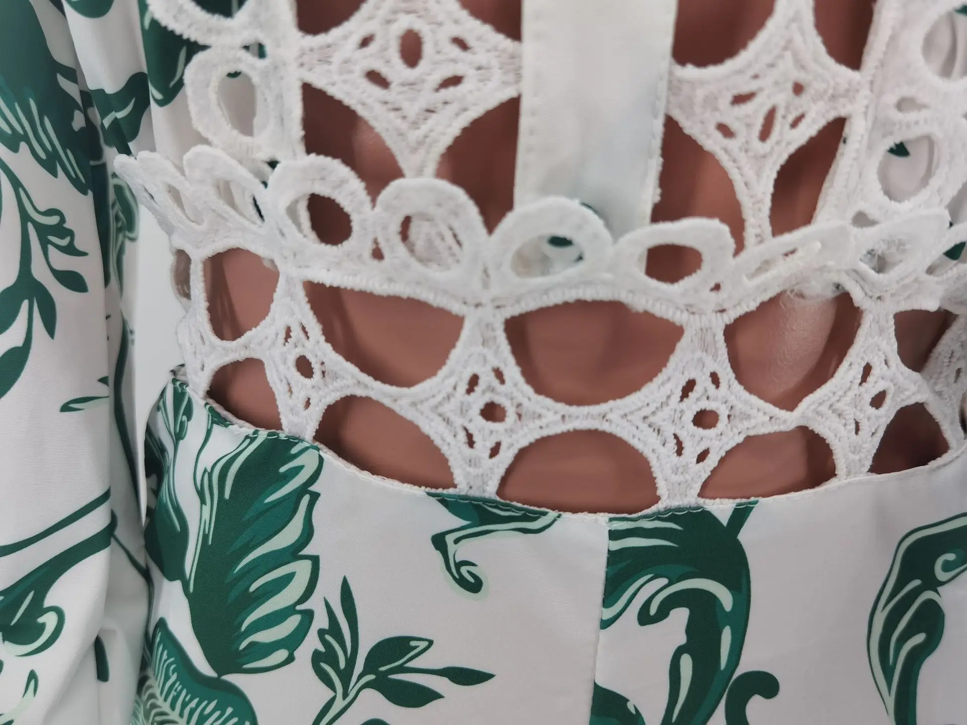 Women's 2023 New Print Sexy Lace Stitching Stitching Empty One-piece Shorts Summer Fashion Casual High Street Jumpsuits & Romper