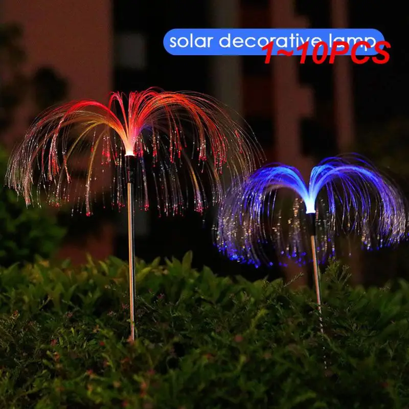 

1~10PCS Solar Jellyfish Light Outdoor Waterproof Flowers Garden Lamp 7 Color Changing Landscape Yard Patio Pathway Christmas Sun