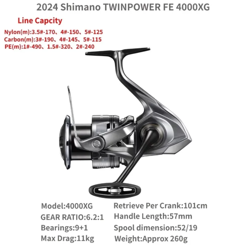 リール SHIMANO 24TWIN POWER 4000XG Shimano 24 Twin Power 4000XG Spinning Reel Ship from Japan | eBay