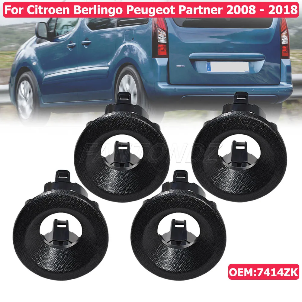 Rear Parking Sensor Mount Kit PDC Support Holder Bracket Peugeot Partner Citroen Berlingo 2008-7414ZK 9682341877