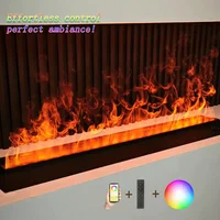 Водяной паровой камин, украшение для телевизора, домашний поддельный огонь, 3D светодиодный плагин, современный умный электрический камин с распылением, приложение — изображение 2