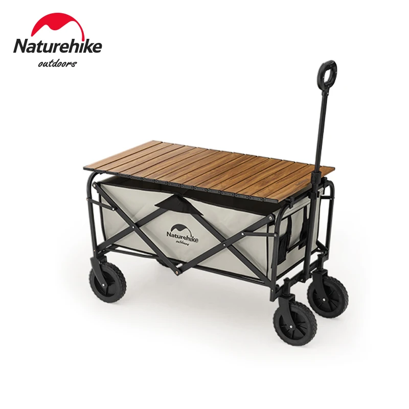 

Портативная Складная туристическая тележка Naturehike 90L, сверхлегкая тележка для кемпинга, оборудование для хранения NH19PJ001