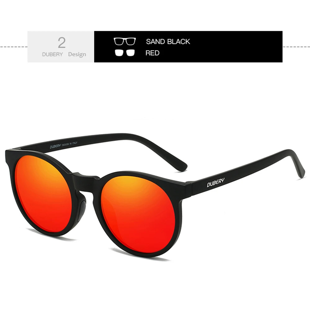 DUBERY Vollrand-polarisierte Mode-Sonnenbrille für Damen und Herren, 15 Farben, Modell 225 – Detail 5