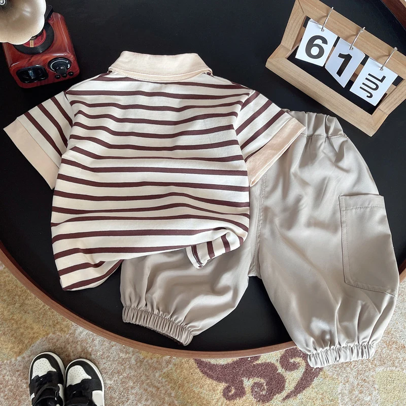kids clothes Summer Baby Boys Clothing Sets Tee T-shirt + Short Pants Casual Cotton Girls Outfits Suits 1-4 Years Children Wear
