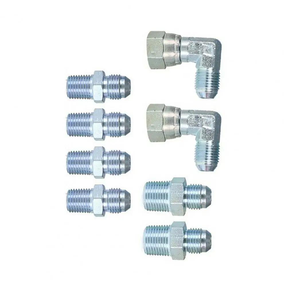 Transmission Cooler Hose Set Anti Corrosion Cooler Hose Fittings High Strength Cooler Lines Fittings For Th350/700R4/Th400