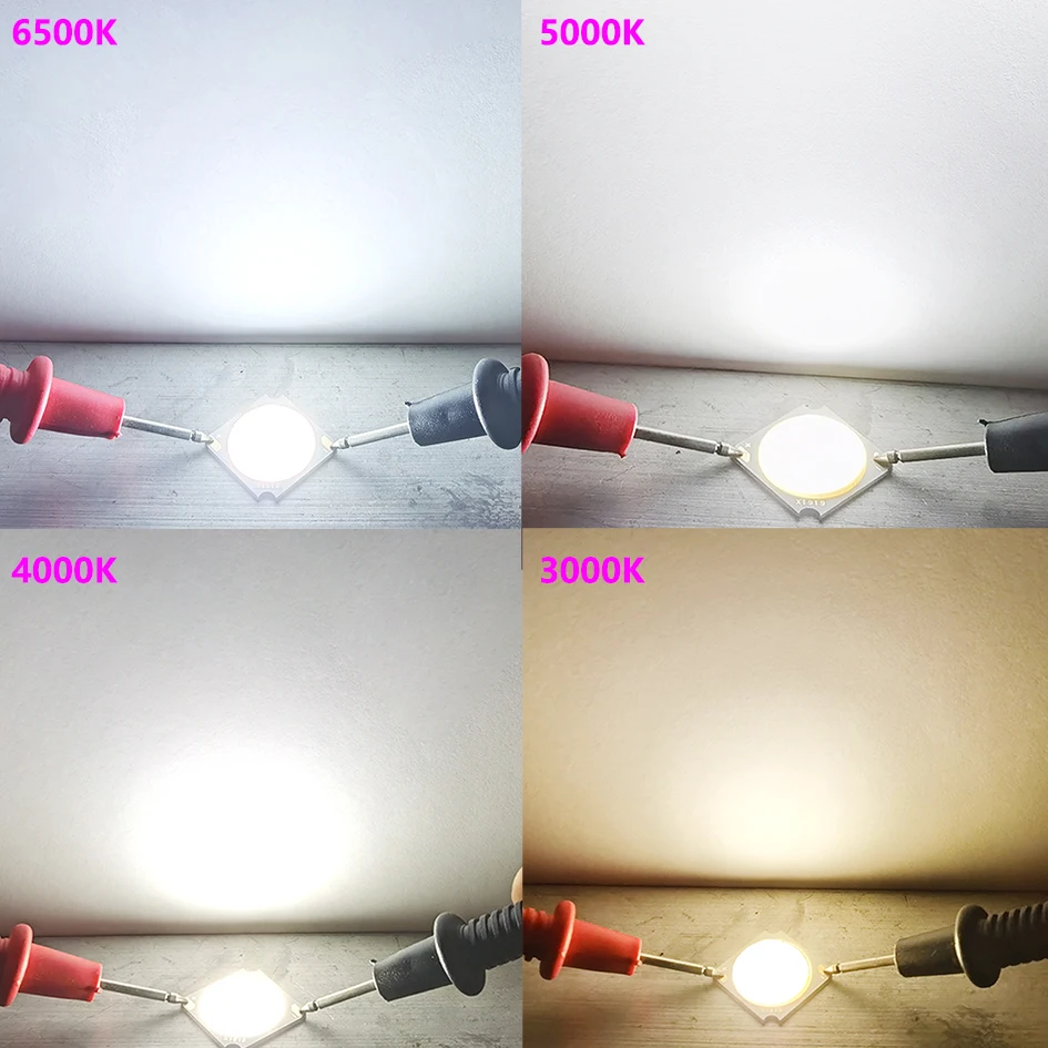 Description Picture 4 of item1pcs bridgelux COB Chip 50W 40W 30W 20W 10W led matrix Lamp 1919 DC30-33V Led ForTrack lightting Floodlight spotlight colorful