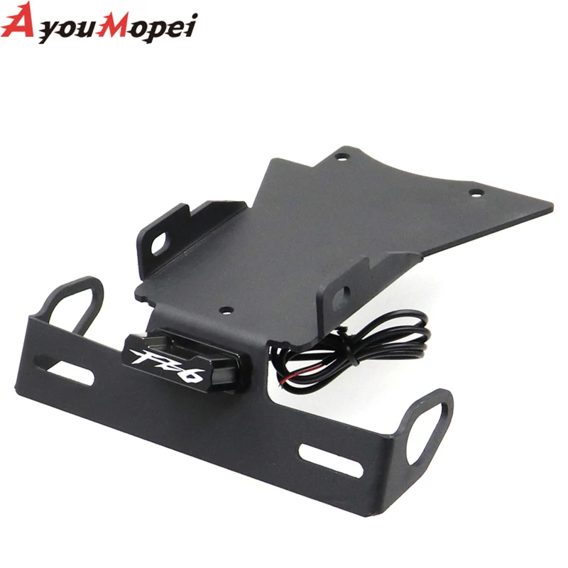 Motorcycle License Plate Holder YAMAHA FZ6 FZ6N FZ6S 2004-2010