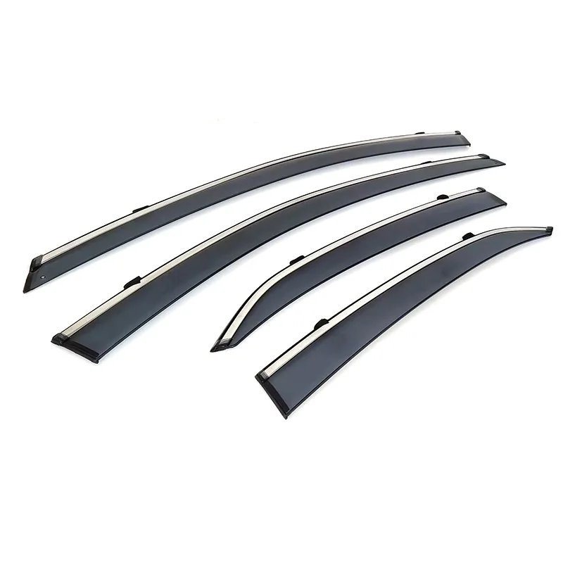 Car Window Deflectors Polycarbonate Material Door Window Deflector Rain Shield Visor For Toyota Camry