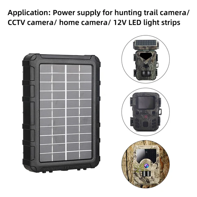 Solar Camera COOLIFE DC 6V 2A Wildlife Camera Solar Panel Solar