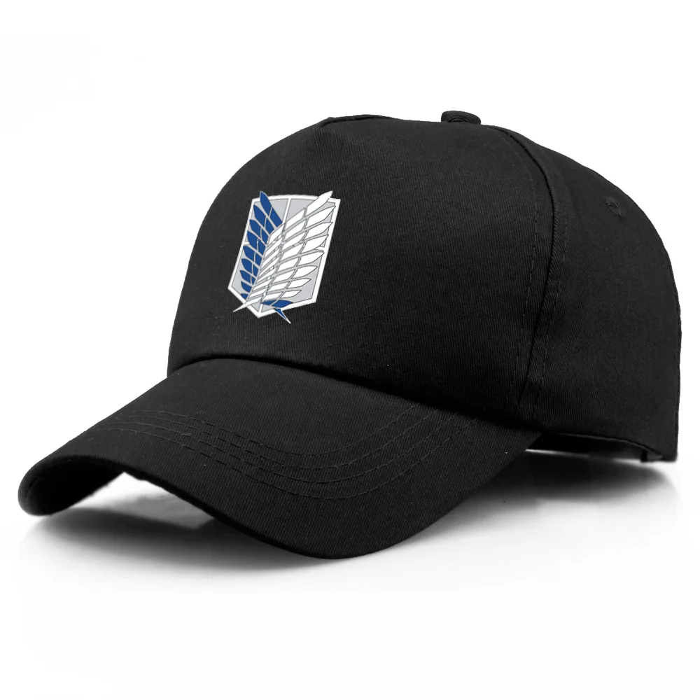 

Anime Attack On Titan Cap Wing Of Libery Truck Hat Women Men Adjustbale Cotton Cap Summer Hip Hop Jewelry