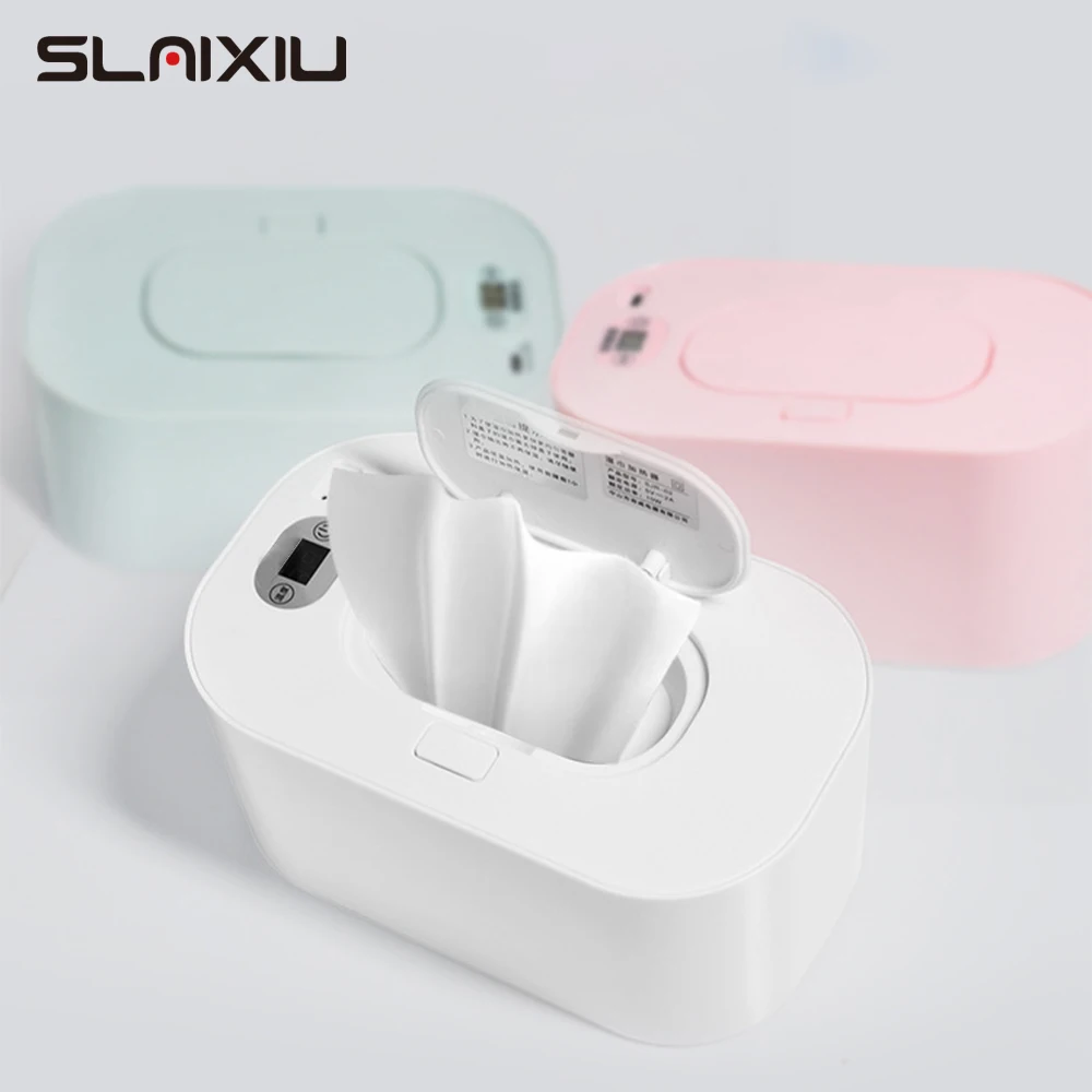 Baby Wipe Warmer Wet Towel Dispenser Wipes Dispenser Heater Napkin Heating Box Home/Car Use Mini Wipe Warmer Case