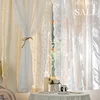 OQ5M Wholesale Double Layer French Vintage Curtains American Rustic White Lace Gauze Curtains Princess Wind Balcony Floating 2