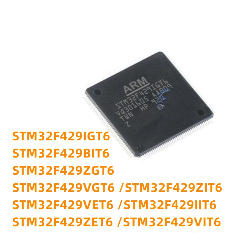 

1 шт. STM32F429IGT6 BIT6 ZGT6 VGT6 VET6 IIT6 ZET6 VIT6 Новый однокристальный оригинальный чип