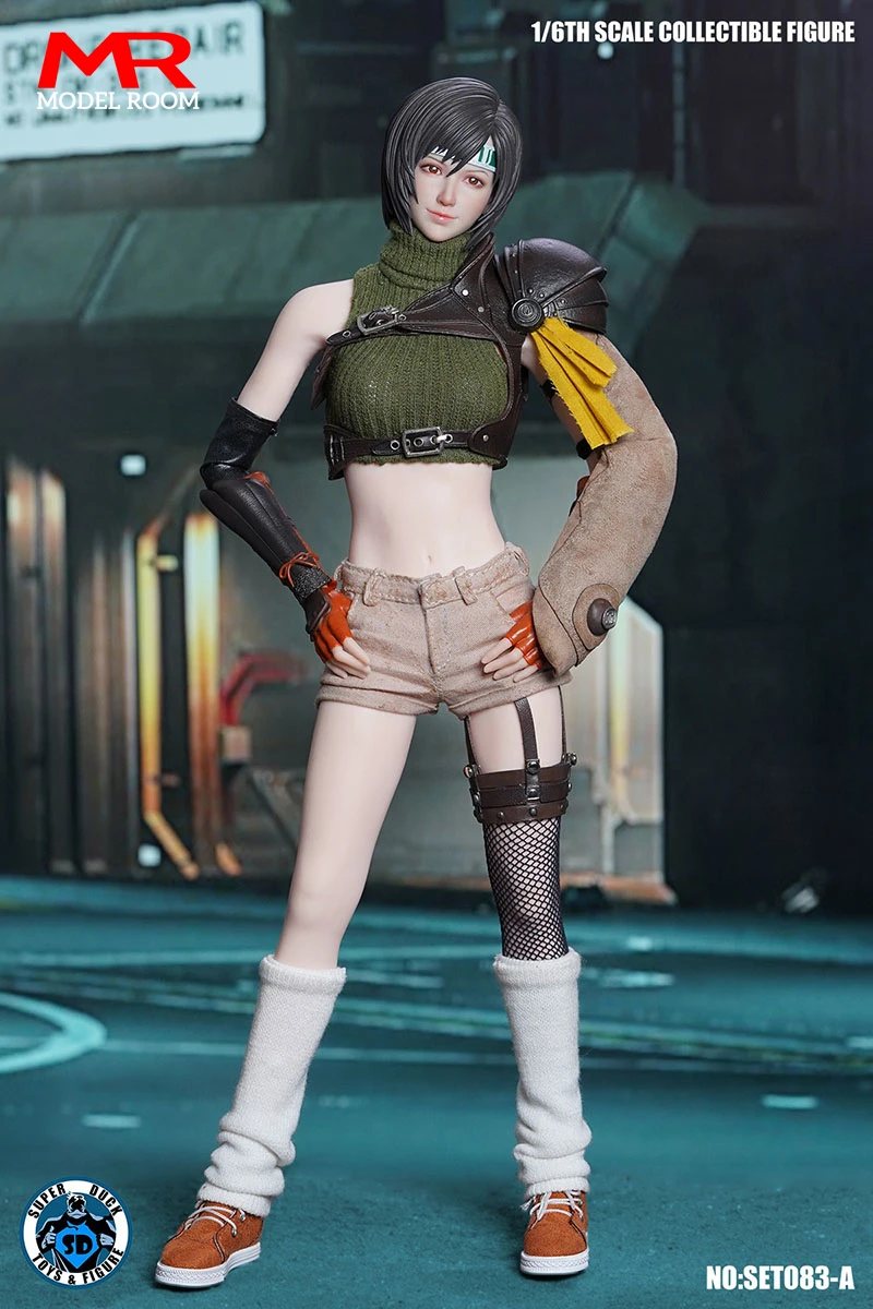 SUPER DUCK SET083 1/6 FF7 Yuffie Head Sculpt Costume Clothes