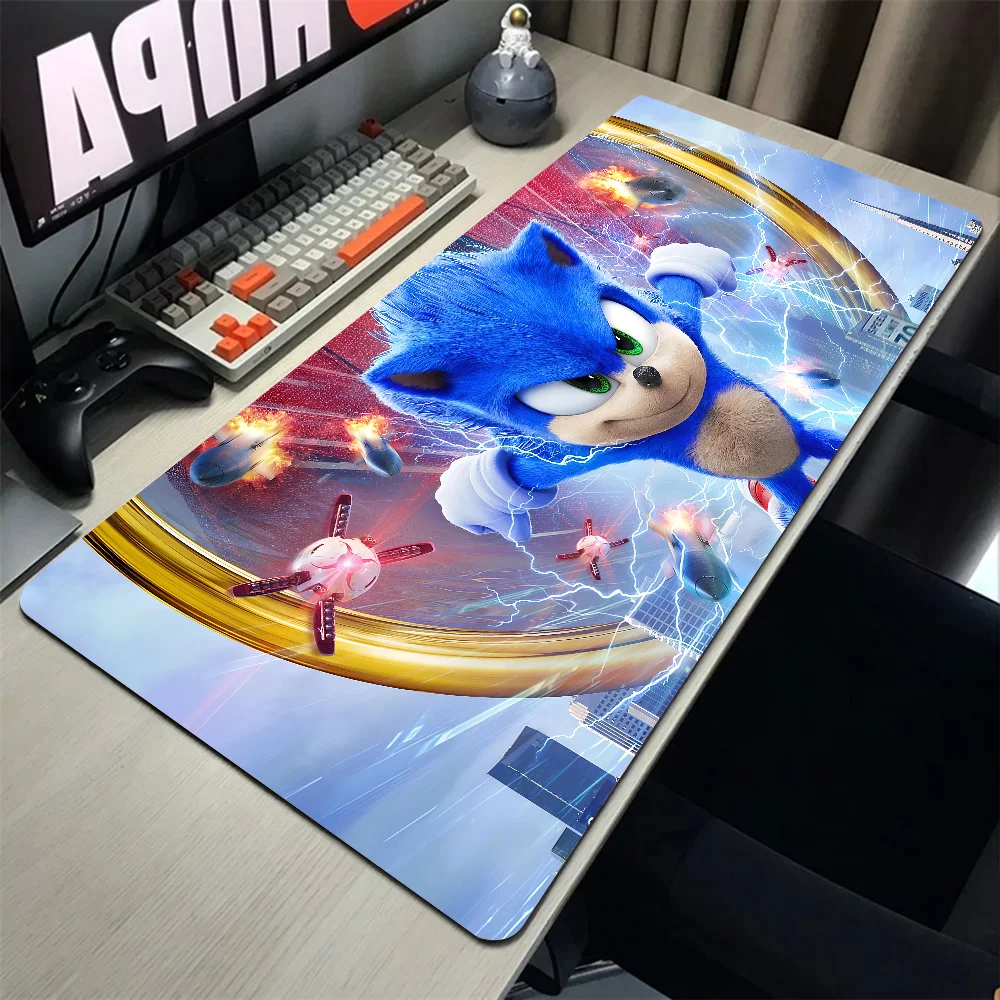 Anime Cartoon Mousepad Con Pad Accessori Da Gioco Prime Gaming Xxl Tastiera Pad Stitch Imbottitura Mat S Sonic The Hedgehog