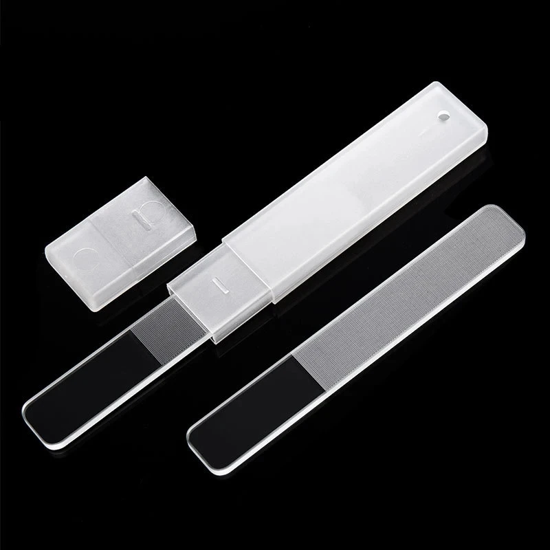 Nail Art File Buffing Transparent Sanding Polishing Durable Nano Glass File Manicure Professional Supplies Accessories Tools