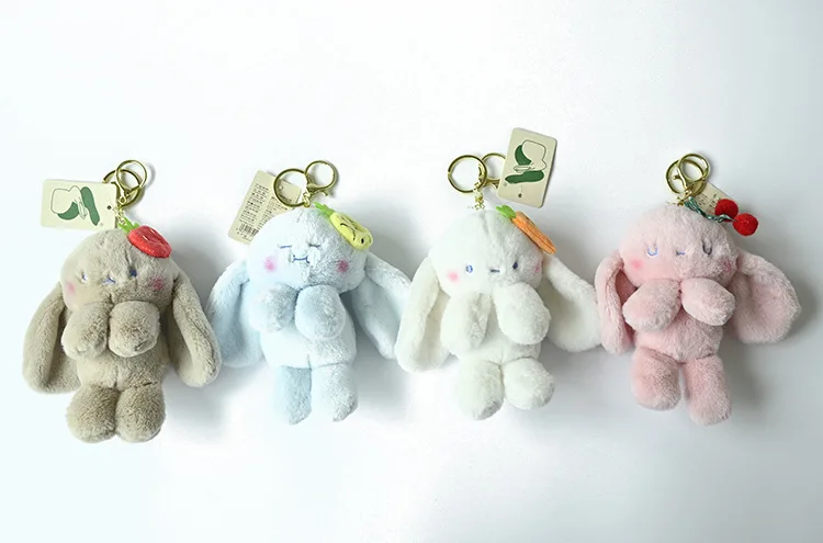 

new fragrance cartoon rabbit soft plush cute doll fashione pendant pretty decoration soft keychain birthday gift