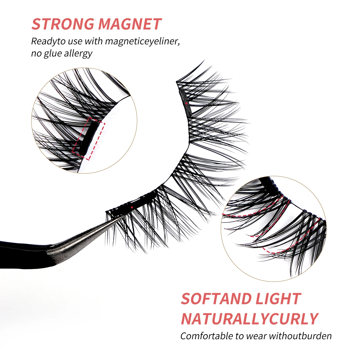 MAGEFY Magnetic Eyelash Set 3