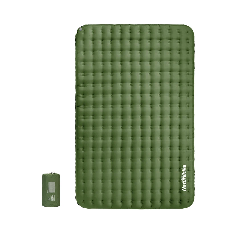 

Outdoor Double Inflatable Mattress Camping Suede TPU Thickened Siesta Portable Waterproof Air Mat Quality Hiking Trip Travel Pad