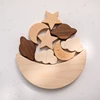 Montessori Wooden Blocks Stars Moon Stacked Blocks Wooden Toys Children's Educational Toys Diy Baby Balance Training Constructor 1