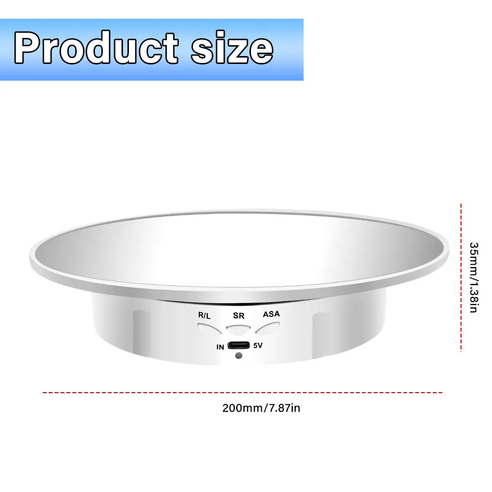 Motorized Rotating Display Stand for Dynamic Product Photography
