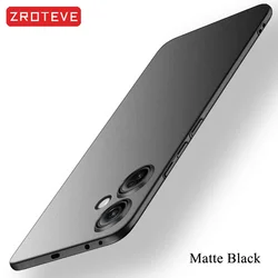 Ultra Thin Hard PC Matte Case for OnePlus Nord CE3 - Premium Protection by ZROTEVE (Matte Black)