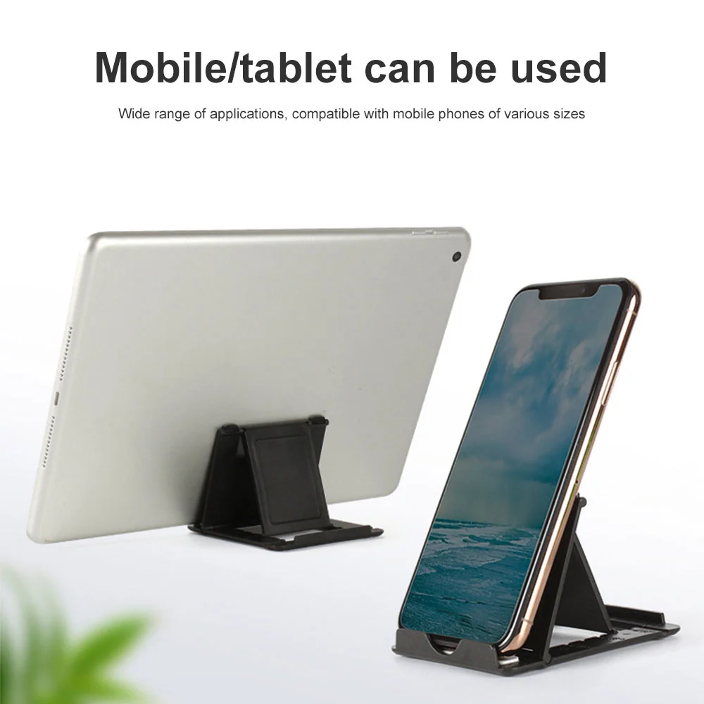 Universal Phone Holder Desk Stand For Mobile Phone For iPhone 16 15 Pro Max Huawei Xiaomi 14 Plastic Foldable Desk Holder Stands