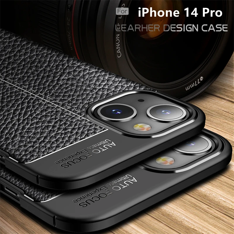 Per Iphone Se 2022 2 3 11 12 13 14 Pro Max Custodia Per Iphone 14 Pro Cover Antiurto In Morbida Pelle Tpu Per Fundas Iphone 14 Pro Max