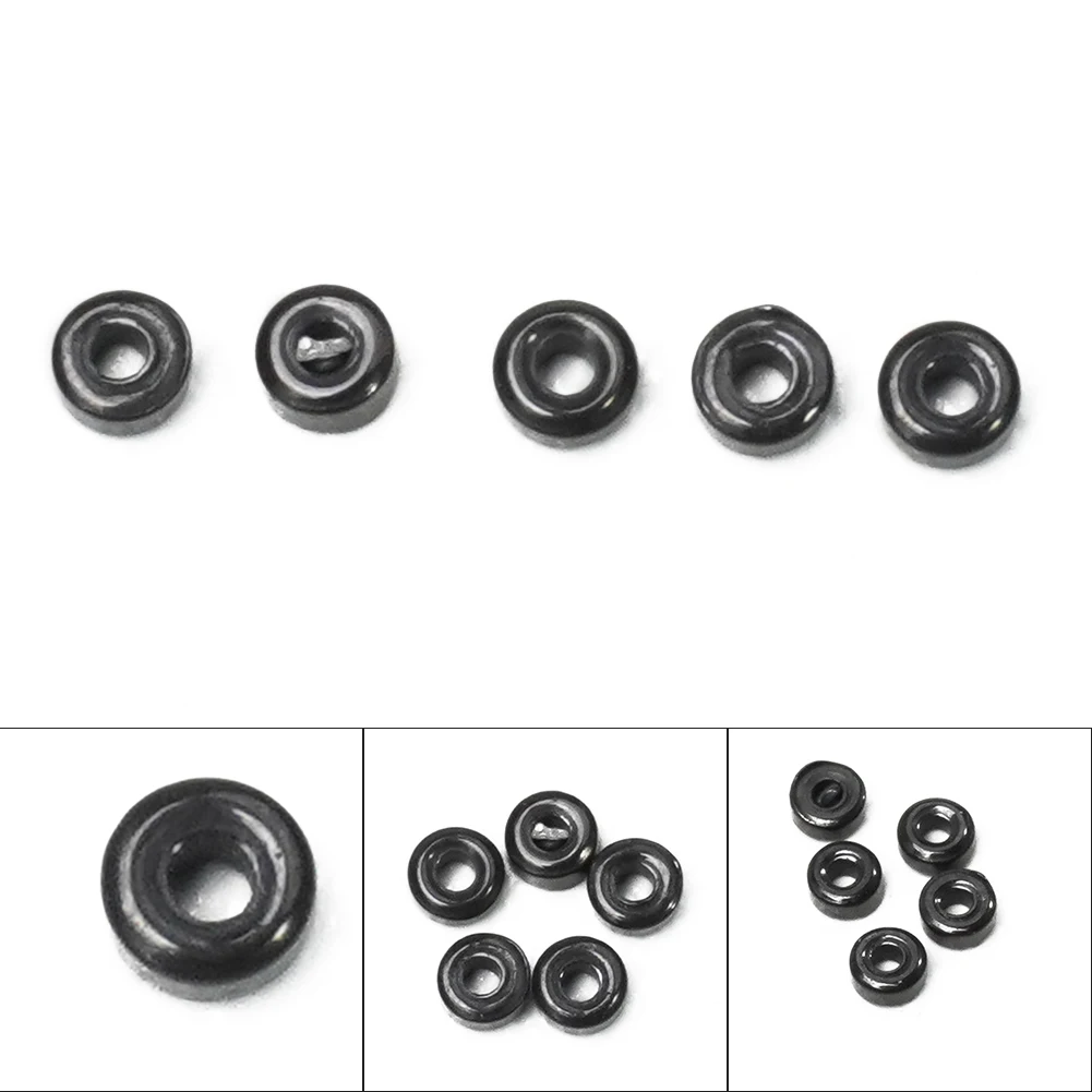 Fishing Rod Repair Kit 5Pcs Ring Wear Resistant Ceramic Guide Ring Rod Eye Replacement Kit Fishing Guides Alconite Set fishing pole set fishing rod fishing rod and reel combo