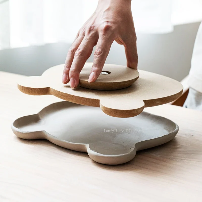 Pottery Tools for Ceramic Plate Forming Density Board Blank Release Mud Board Hanging Clay