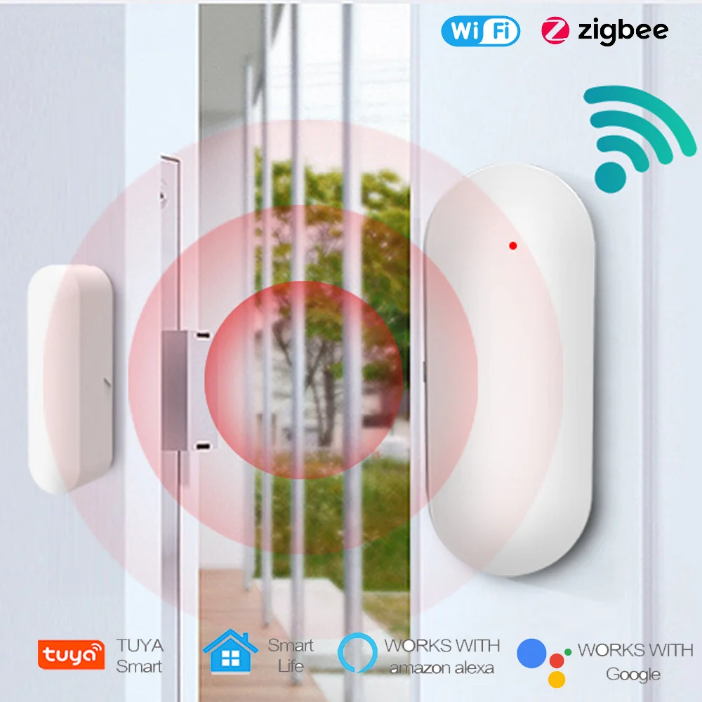 Smehoart Smart Tuya Wifi/zigbee Door Sensor Door Open / Closed