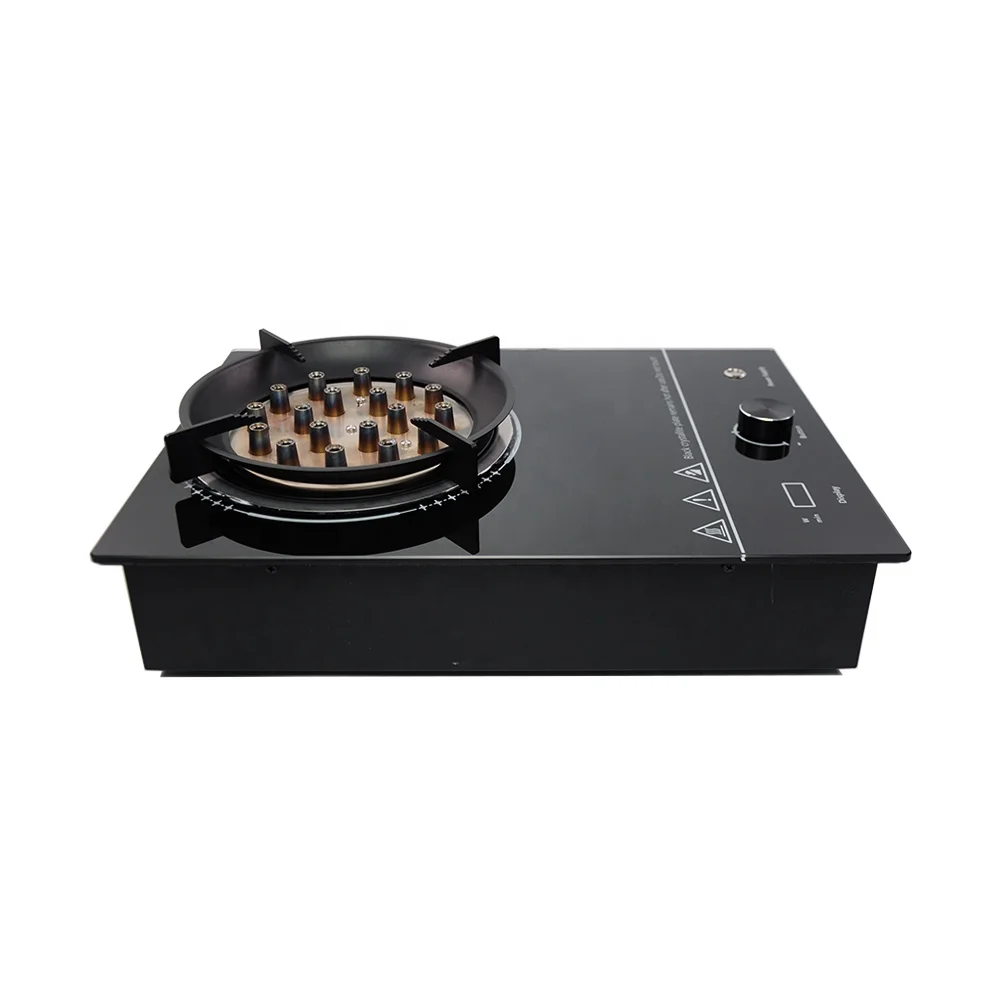 3000W Plasma Electric Flame Stove Glasses Cooktop Multiple Safety Protection No Gas Needed Play and Plug for Camping RV Home 6