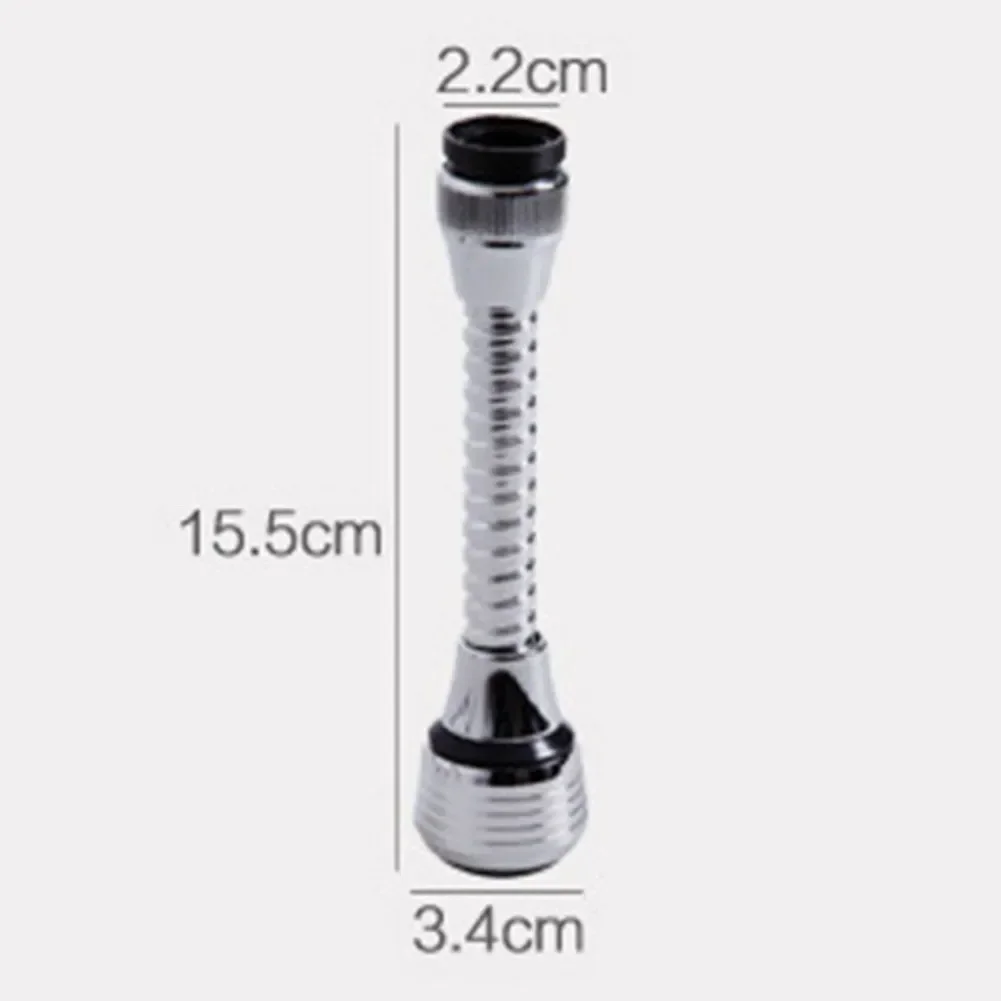 Water Saving Kitchen Tap Rotatable Bubbler Nozzle Aerator Hose Adjustable Faucet Adapter Nozzle Spout Kit