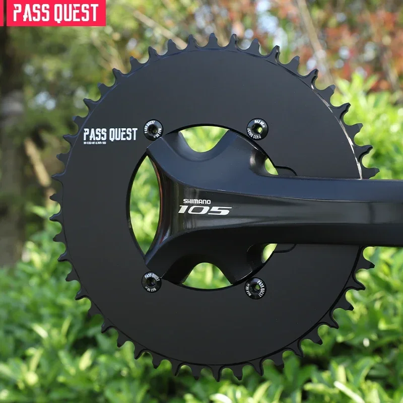 pass quest 110bcd AXS ナローワイドチェーンリング 48t PASS QUEST 110BCD Chainring 4 Bolt Narrow Wide Chain ring