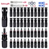 400/200/100/40/20/10 Pcs Photovoltaic Solar Connector Kit 1000V 30A Panel Solar Connectors for PV/MC Cable 2.5/4/6mm2 1