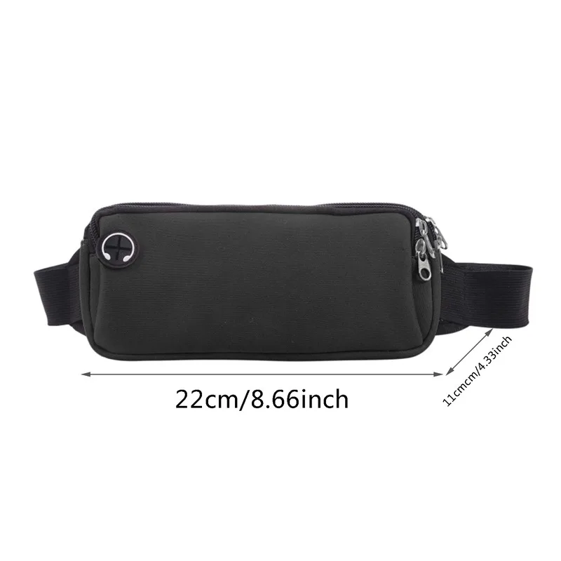 Sport Fanny Pack Frauen Gürtel Tasche Männer Laufen Taille Tasche Telefon Schwarz Gym Taschen Lauf Zubehör – Detail 14