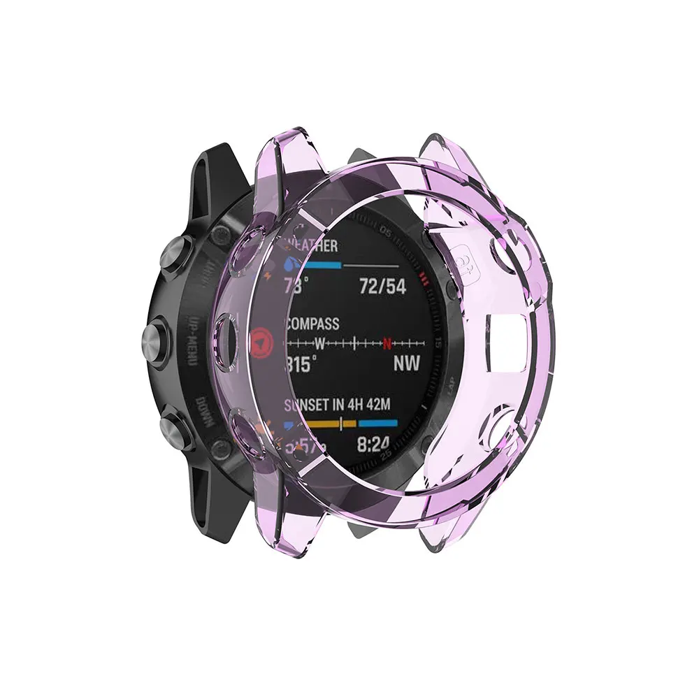 Garmin Fenix 6 6X 6S  ð ȣ ̽, ü ȣ Ʈ TPU ȭ   Ǹ ð Ŀ