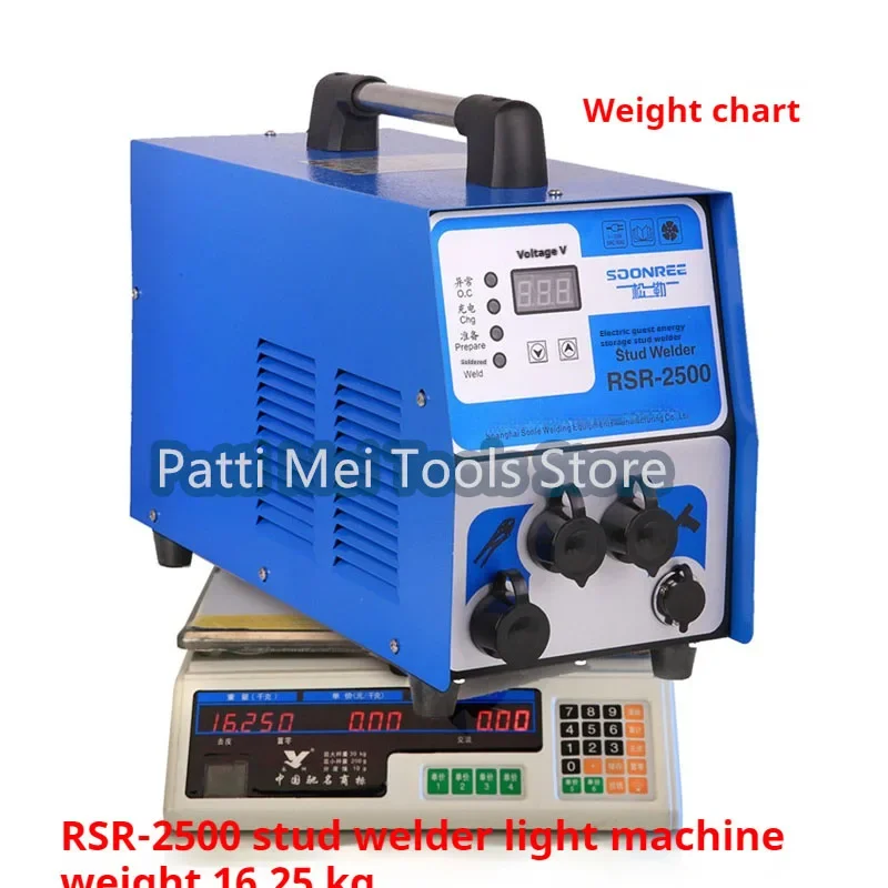 Capacitor Energy Storage Welder Stud Welding MachineRSR-2500 Bolt Signage Welding Machine Insulation Nail Welding Machine 220V 5