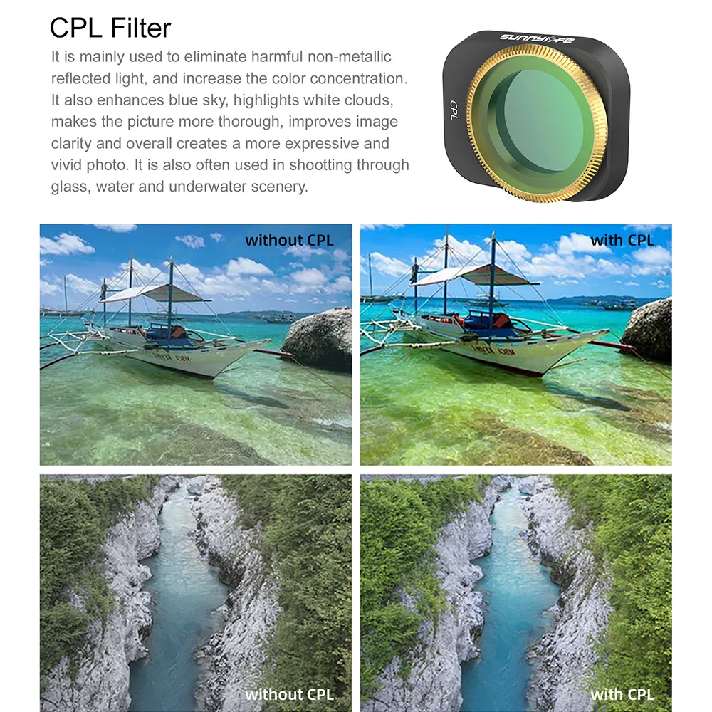 Lens Filters ND Filters Set Drone Filter For DJI Mini 3 Pro/Mini 3 Camera Lens Kit MCUV CPL ND NDPL 4/8/16/32