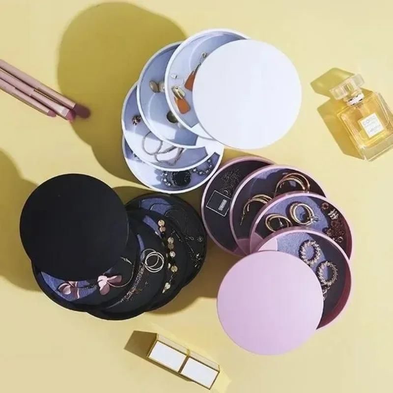 

Fashion Jewerly Storage Box Silicone Drop Glue Rotating Overlapping Multi-layer Jewelry Storage Box Jewelry Rack Supplies Tools