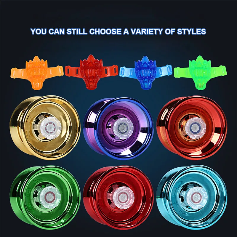 Yoyo Ball Yoyo String 1Pc Professional YoYo Aluminum Alloy String Trick Yo-Yo Ball Bearing Beginner Adult Kids Classic fashion interesting Toy