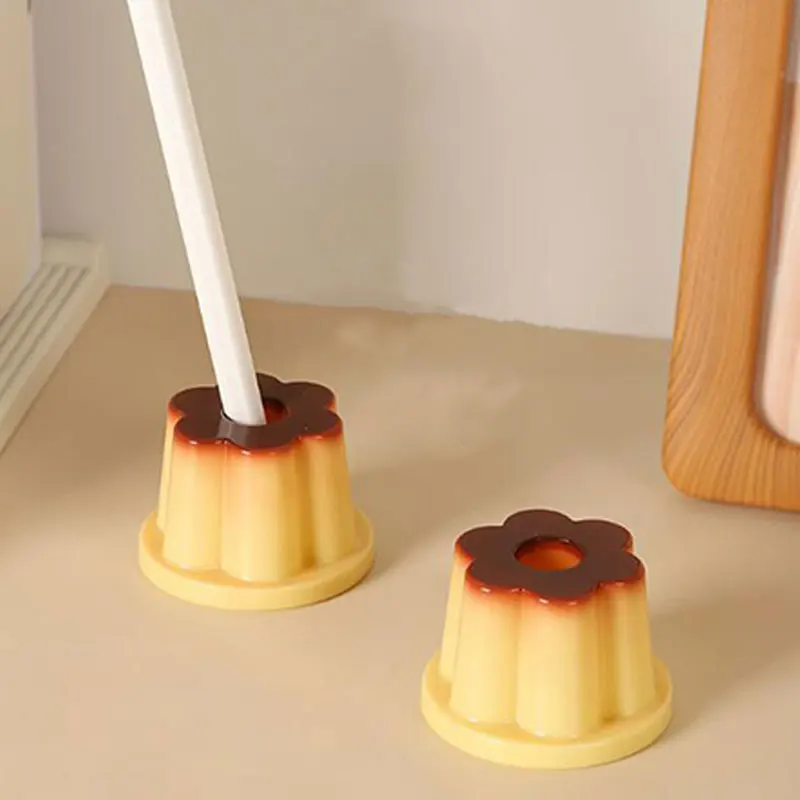 Cute Pudding Pen Cartridge Creative Desktop Decoration Supplies Girl Heart Ornaments Convenient And Good-looking pen holder pen and brush holder desk organizer desk storage rack