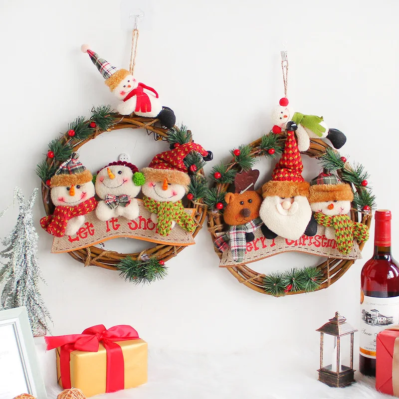 

Christmas Snowman Door Hanging Doll Decoration Pendant - The Perfect Festive Addition to Your HomeTransform your home into a wi
