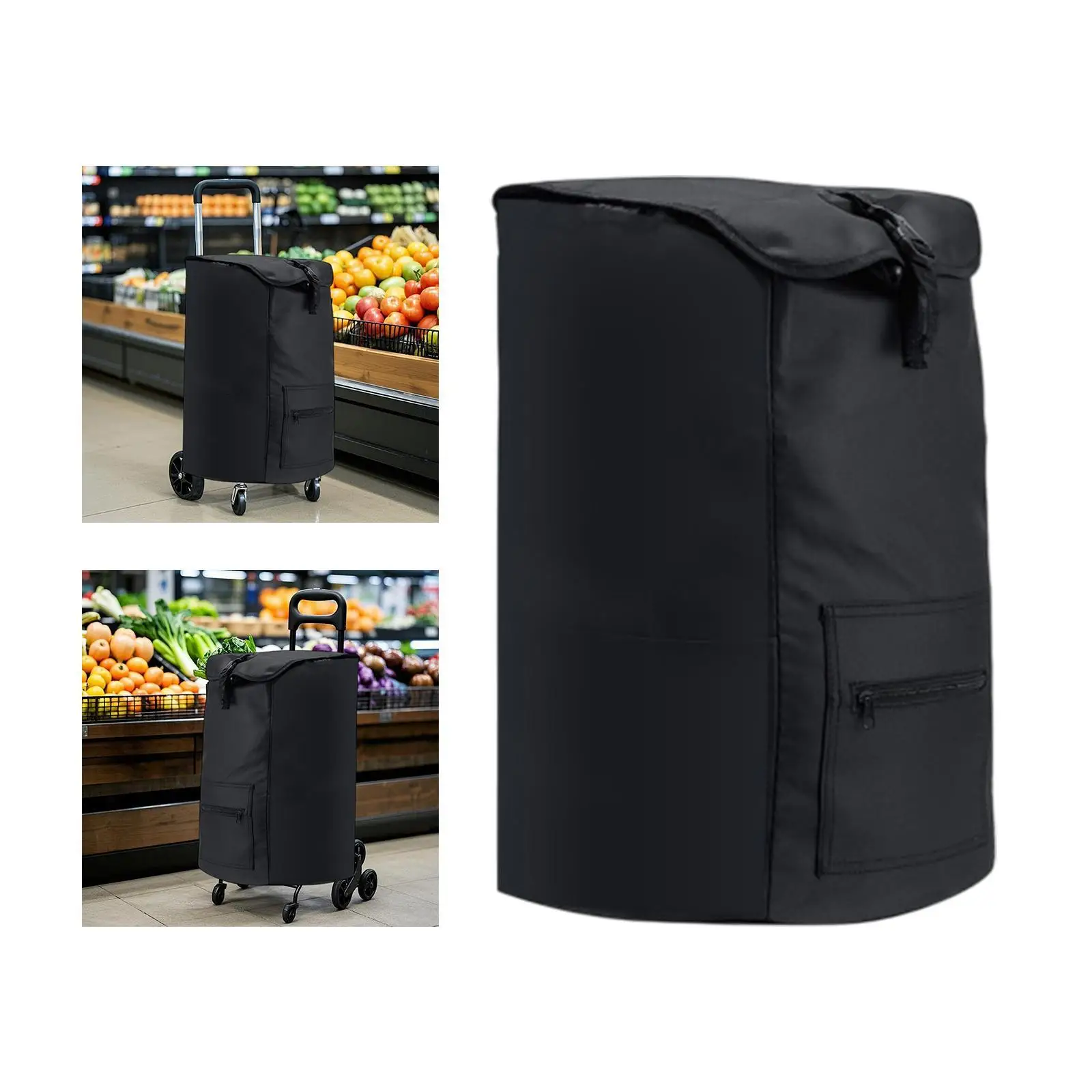 Replacement Bag for Shopping Cart Lightweight Large Capacity Convenient Household Outdoor Indoor Use for Grocery Cart Waterproof shopping cart replacement bag