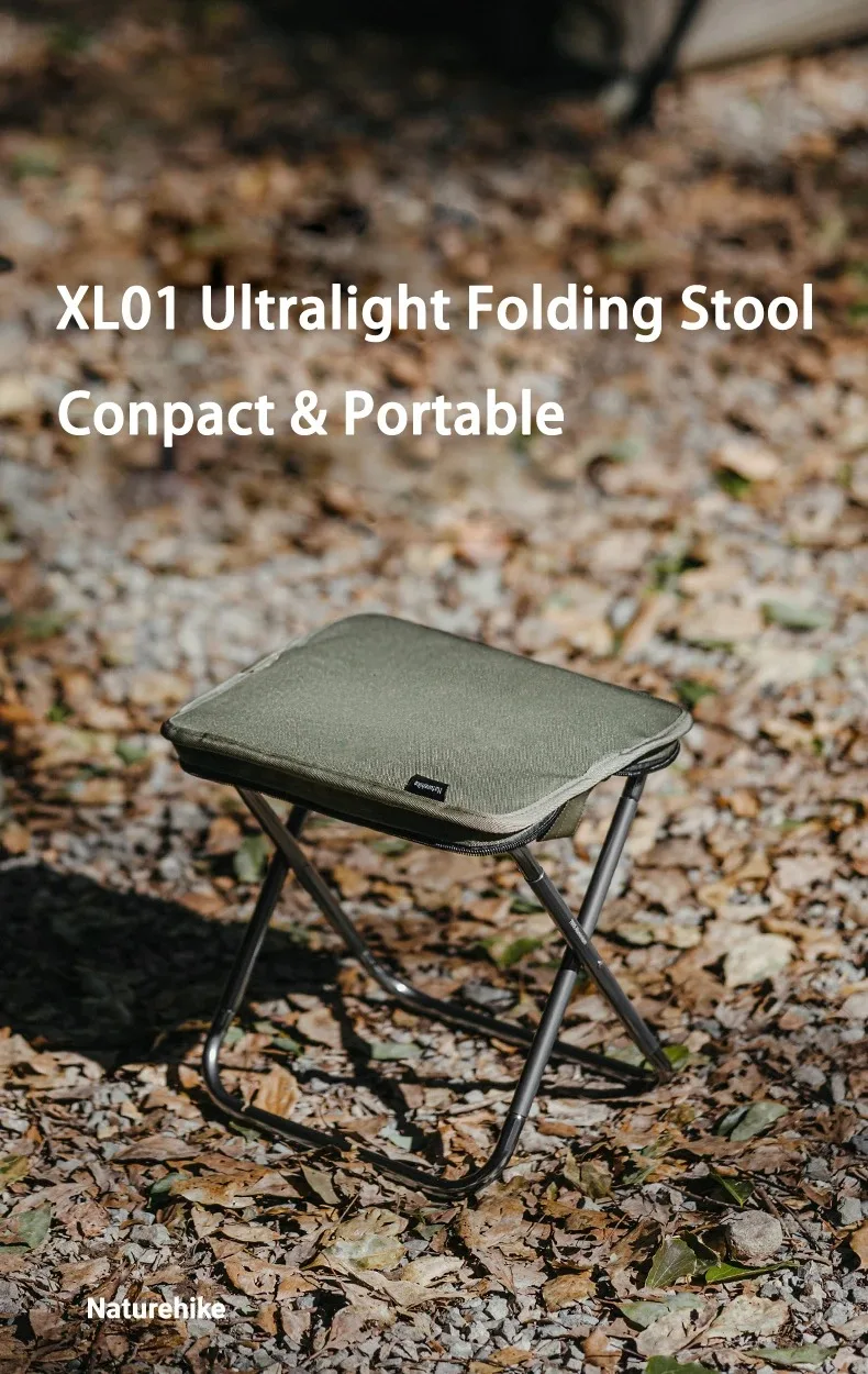 Naturehike telkimistooli kokkupandud kandekott