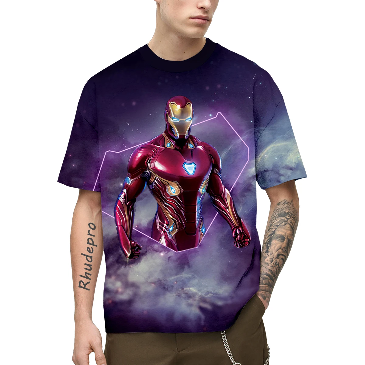 thumbnail image 1 of Miniso Camisetas de verano Doctor Strange Dibujos animados Anime Película Estampado 3D Ropa de calle Hombres Mujeres Moda Camisas de gran tamaño Tops Ropa, 1 of 5
